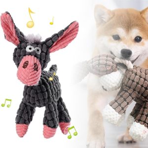 Upgrade Chew Toy for Dogs,  New  Dog Toy Indestructible Stuffed Animals for Dogs, Cute Soft Resistant Squeaky Dog Toys for Heavy Chewers (#A1)